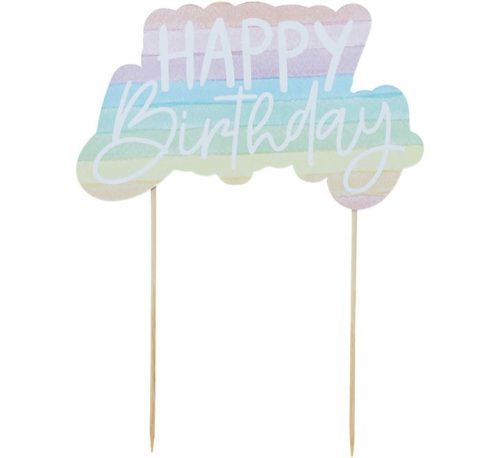 Habby Birthday, pastelli kakkukoriste